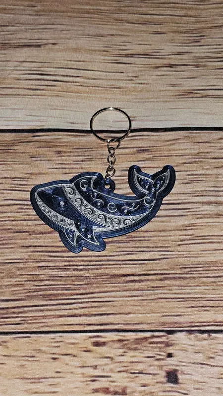 Custom Keychain - Personalized 3D printed keychain
